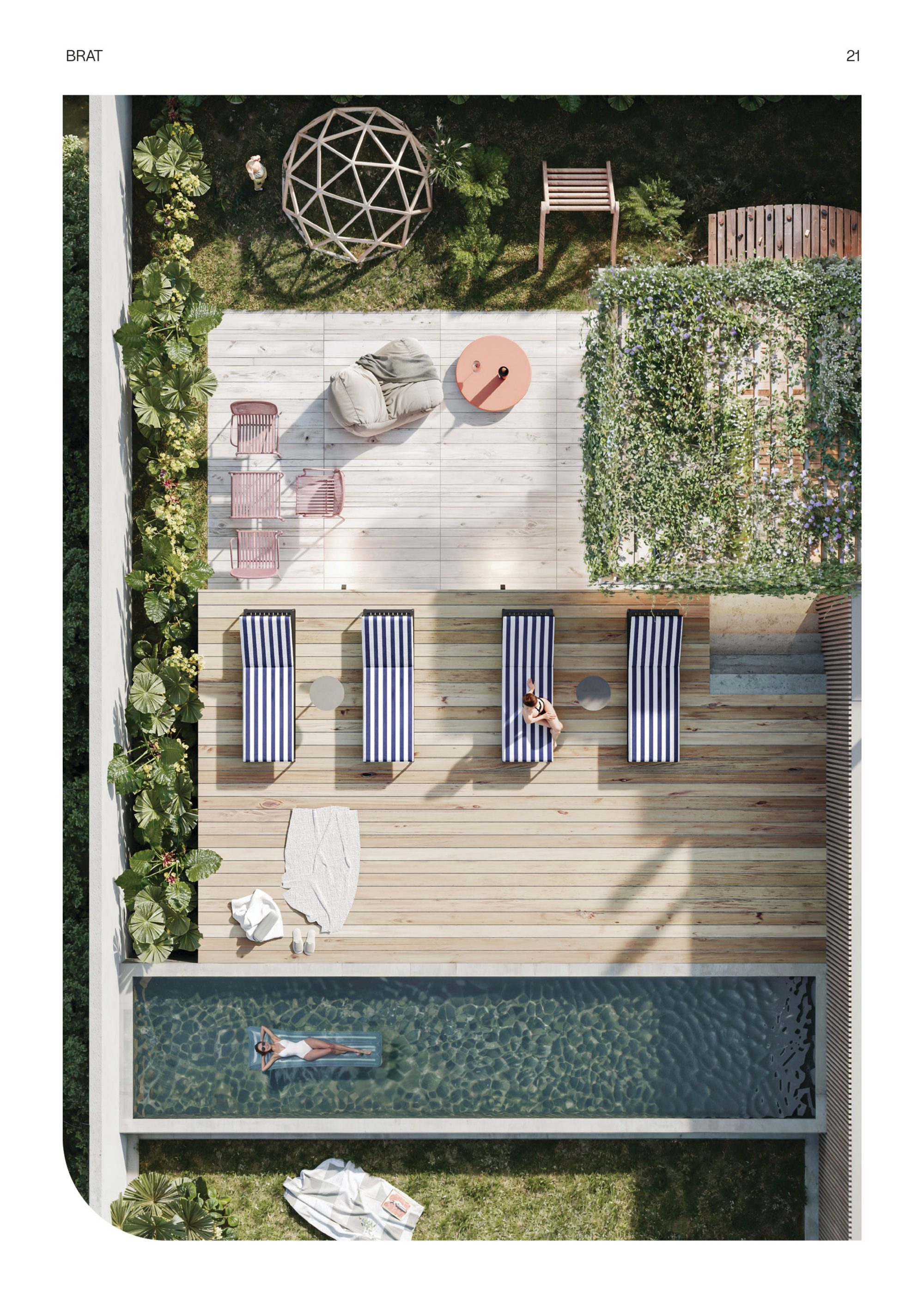 Piscina aérea